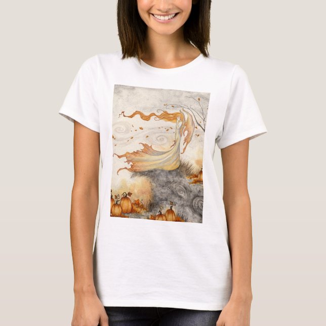 Whispers in the Pumpkin Patch Graphic T-Shirt (Front)