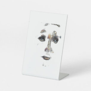 "Whispers of a Celestial Muse" Pedestal Sign