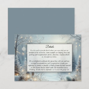 Whispers of a Winter Solstice Enclosure Card