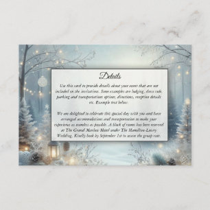 Whispers of a Winter Solstice Enclosure Card