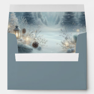 Whispers of a Winter Solstice Wedding Envelope