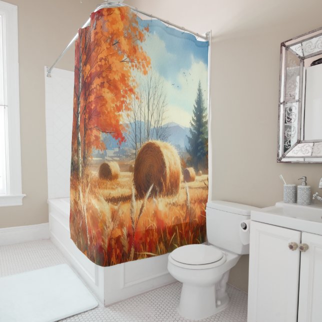 Whispers of Autumn: A Watercolor Serenade (In Situ)