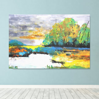 Whispers Of Autumn, Landscape Art, Canvas Print