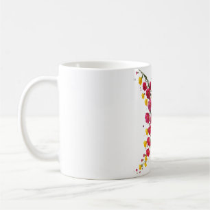 Whispers of Bloom Midnight Garden Petals in the Da Coffee Mug
