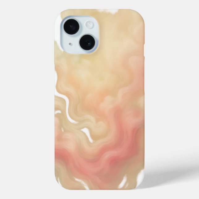Whispers of Dawn Elegant Pastel Flow Case-Mate iPhone Case (Back)