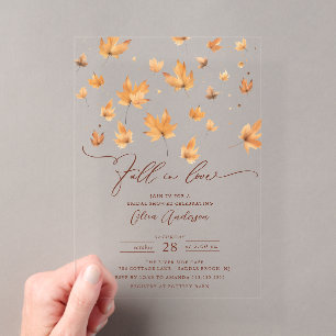 Whispers of Fall Bridal Shower Invitation