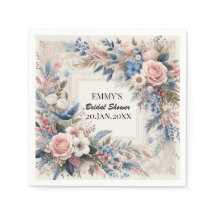 Whispers of Forever Bridal Shower Napkins