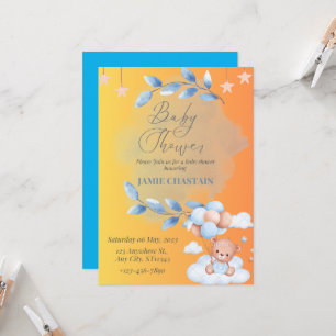 Whispers of Joy: A Baby Shower Invitation Card