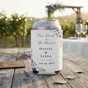 Whispers of Lavender: Elegance in Bloom Can Cooler