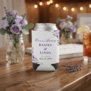 Whispers of Lavender: Elegance in Bloom Can Cooler