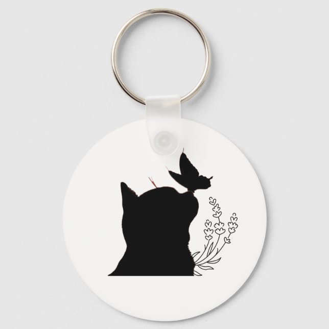 Whispers of Light tshirt Keychain (Front)