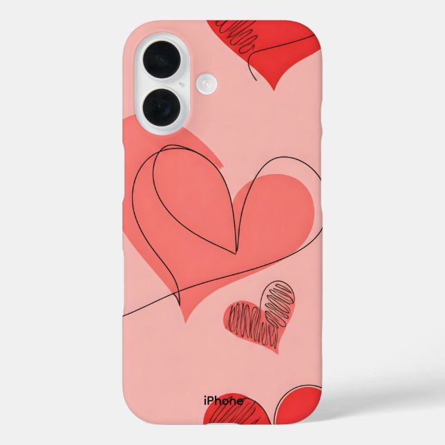 Whispers of Love iPhone 16 Case (Back)