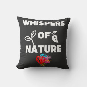 Whispers of Nature Throw Pillow