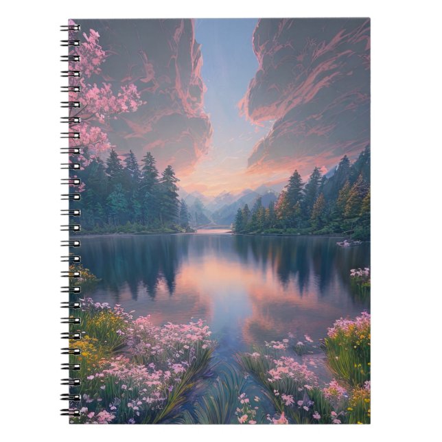 Whispers of Peace in the Stormy Wilderness Notebook (Front)