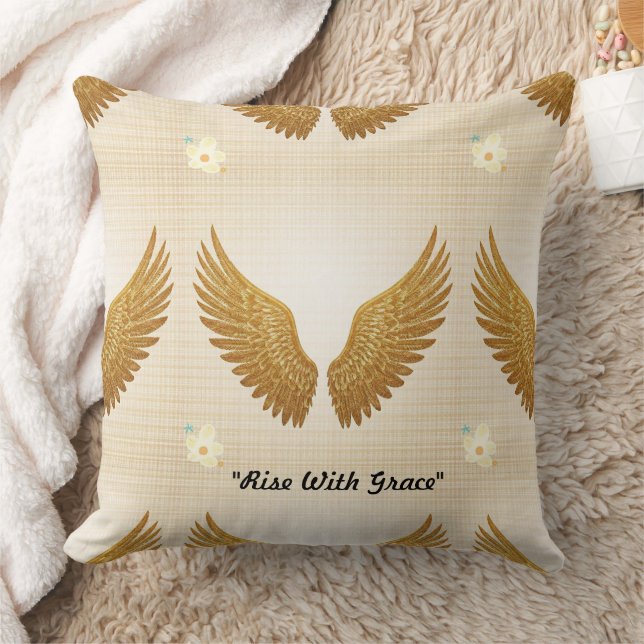 "Whispers of Peace" Throw Pillow (Blanket)