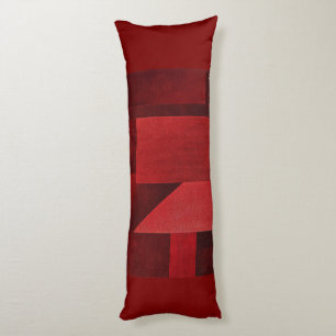 Whispers of Red Flowers Body Pillow