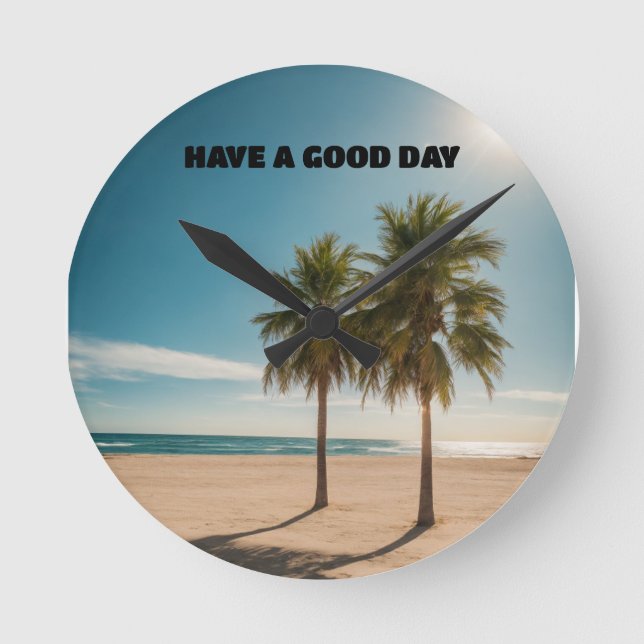 "Whispers of Serenity" wall clock (Front)