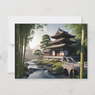 Whispers of the Bamboo Bridge Postcard