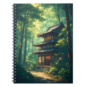 Whispers of the Forest: A Hidden Japanese Retreat Notebook