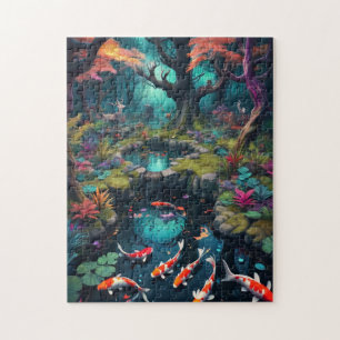 Whispers of the Forest: Koi Puzzle Adventure