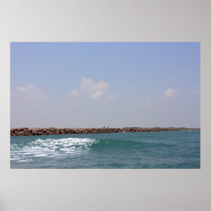 Whispers of the Gulf: A Gentle Wave's Embrace Poster