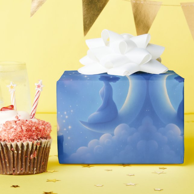 Whispers Of The Moon Wrapping Paper (Birthday Party)
