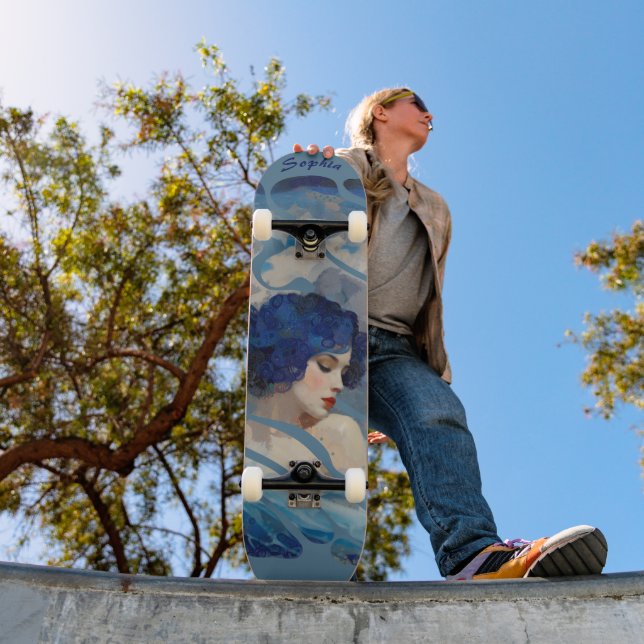 Whispers of the Ocean Goddess Skateboard (Outdoor 1)