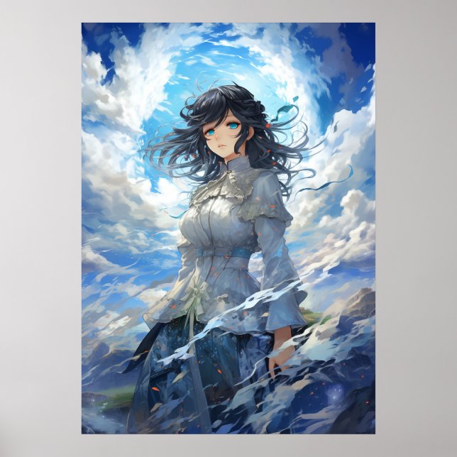 Whispers of the Sky: A Serene Symphony Poster (Front)