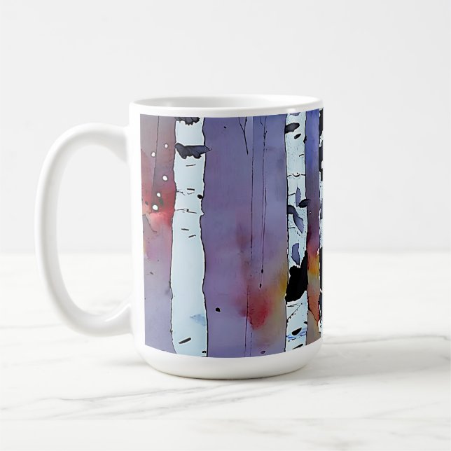 Whispers of the Winter Woods Coffee Mug (Left)