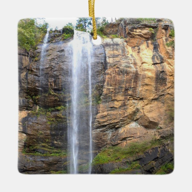 Whispers of Toccoa Falls Ceramic Ornament (Front)