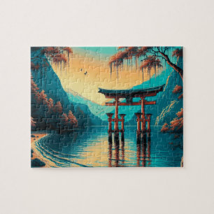 "Whispers of Tranquility: The Spirit Gate" Jigsaw Puzzle