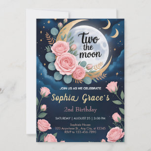 Whispers of Two in the Moonlight Invitation