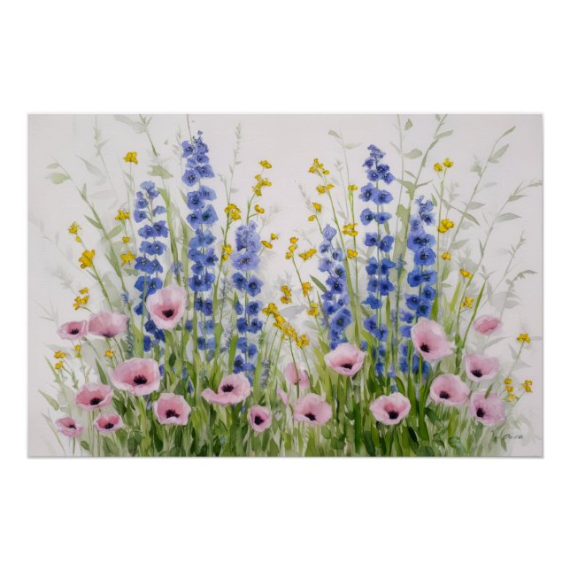 Whispers of Wildflowers Poster (Front)