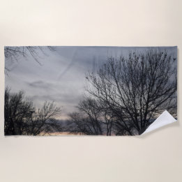 Whispers of Winter Beach Towel