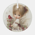 Whispers of Winter – Fairy Child with Cardinal