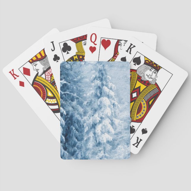 Whispers of Winter Playing Cards (Back)