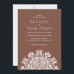 Whispers Swan Birds Lotus Flowers Mandala Wedding Invitation<br><div class="desc">Beautiful invitations and stationery for special occasions and festivals are available in both physical and digital formats. We can extend any design into matching items such as RSVP cards,  labels,  envelopes,  and more. Customization is available upon request. Looking forward to hearing from you!</div>