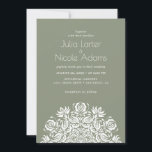 Whispers Swan Birds Lotus Flowers Mandala Wedding Invitation<br><div class="desc">Beautiful invitations and stationery for special occasions and festivals are available in both physical and digital formats. We can extend any design into matching items such as RSVP cards,  labels,  envelopes,  and more. Customization is available upon request. Looking forward to hearing from you!</div>