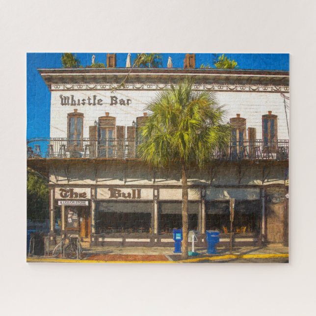 Whistle Bar Key West Jigsaw Puzzle (Horizontal)