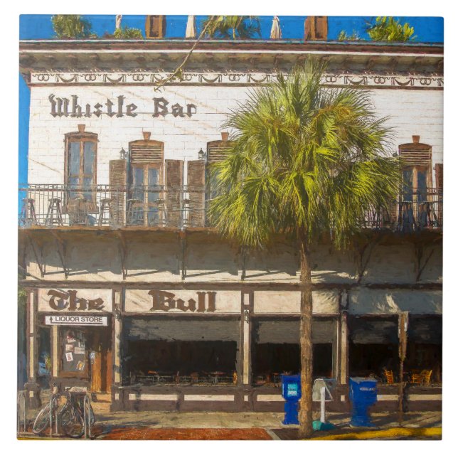 Whistle Bar Key West Tile (Front)