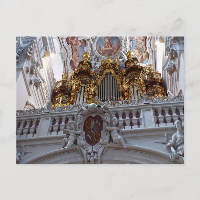 Whistle Passau Pipe Organ Postcard (Front)