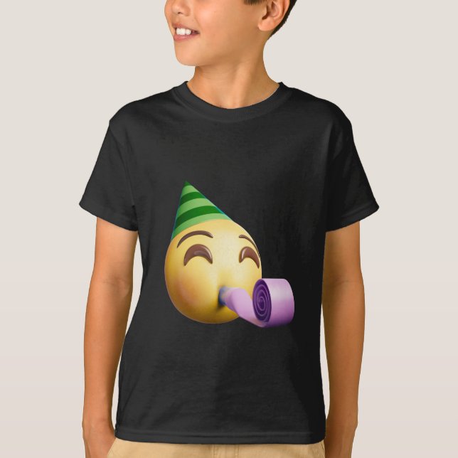 whistle Smile Face T-Shirt (Front)