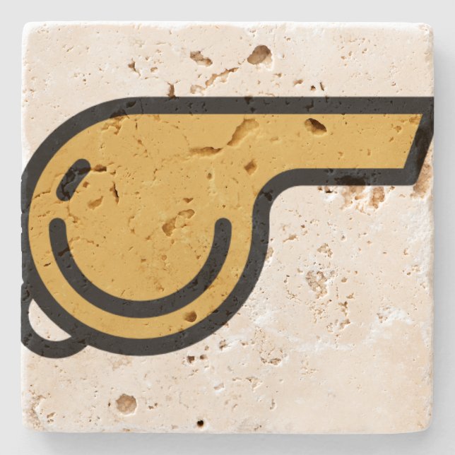 whistle stone coaster (Front)