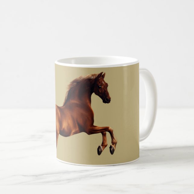 Whistlejacket horse by George Stubbs Coffee Mug (Front Right)
