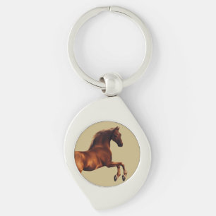 Whistlejacket horse by George Stubbs Keychain