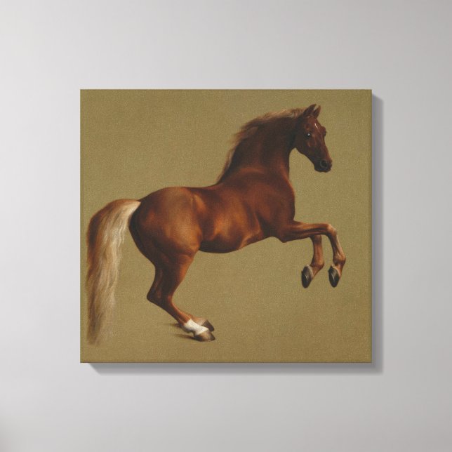 Whistlejacket the Horse (by George Stubbs) Canvas Print (Front)