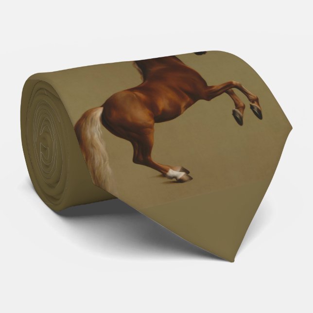 Whistlejacket the Horse (by George Stubbs) Tie (Rolled)