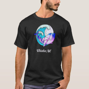 Whistler Bc Japanese Paint Geometric Orca Killer W T-Shirt