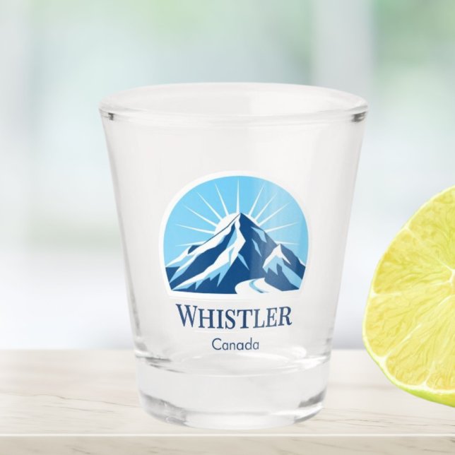 Whistler British Columbia Canada Shot glass (Creator Uploaded)