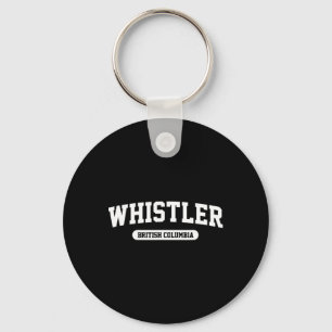 Whistler British Columbia Canada Ski Mountain Skii Keychain